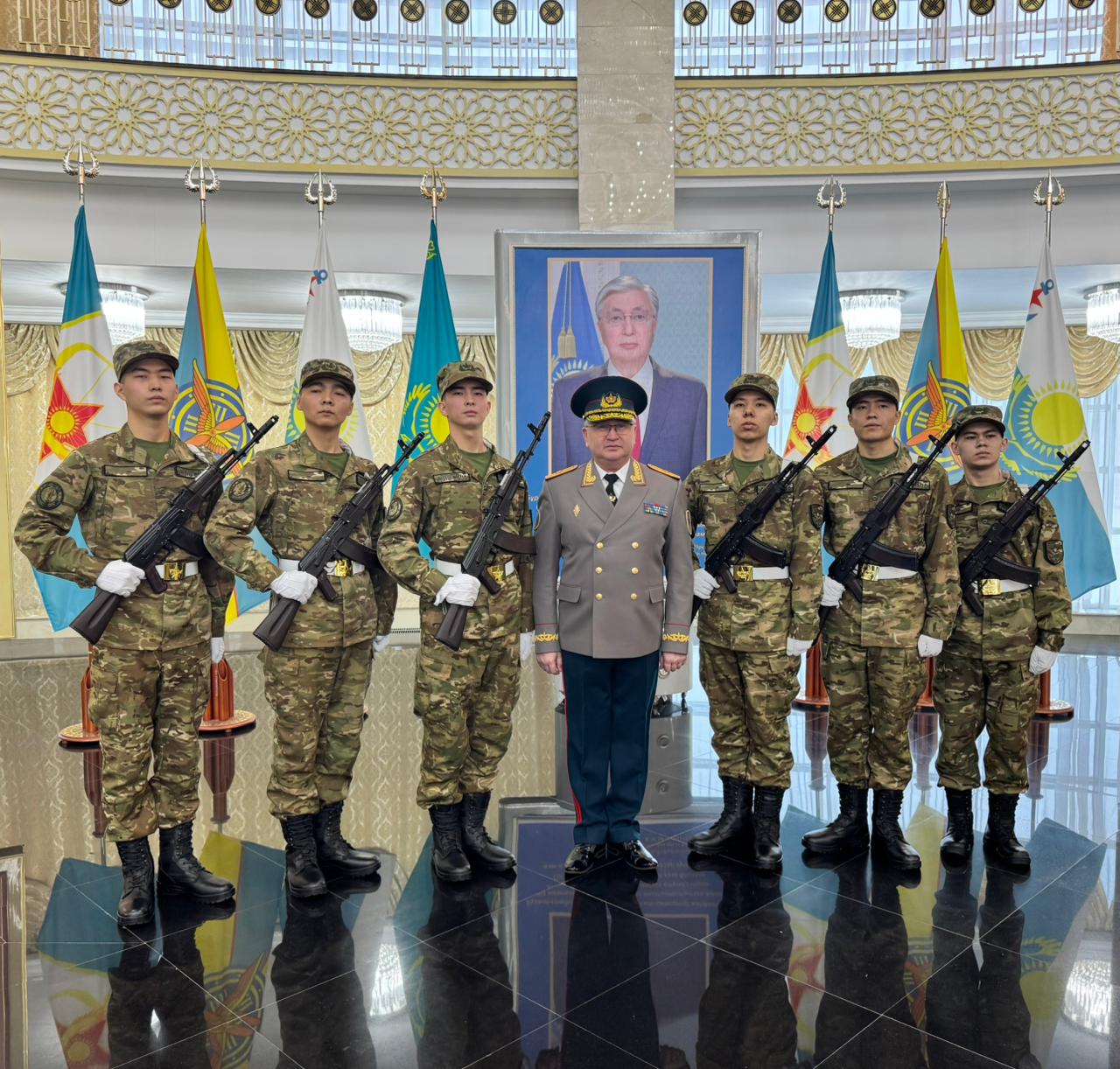 Церемония принятия военной присяги в Национальном университете обороны РК