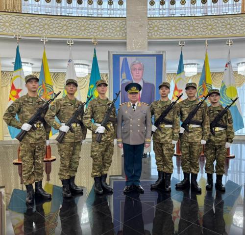 Церемония принятия военной присяги в Национальном университете обороны РК