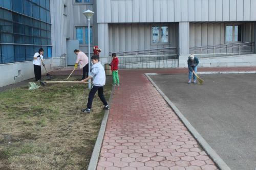 Участие в субботнике