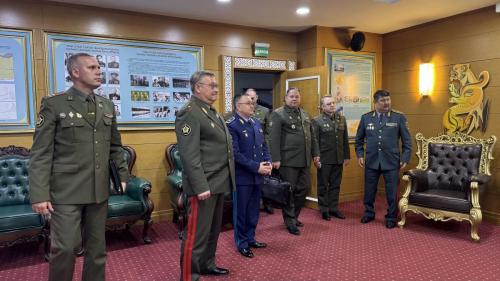 Официальный визит начальника Генерального штаба Вооруженных Сил – первого заместителя Министра обороны Республики Беларусь в Национальный университет обороны Республики Казахстан