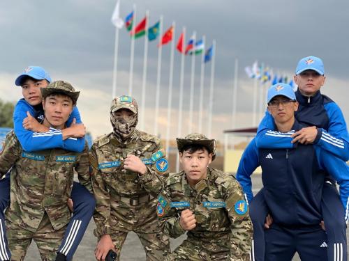 «Айбын-2025»: юнармейцы «ҰлтҚорғаУ» представляют Национальный университет обороны