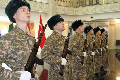 Принятия присяги молодым пополнением военно-научного взвода